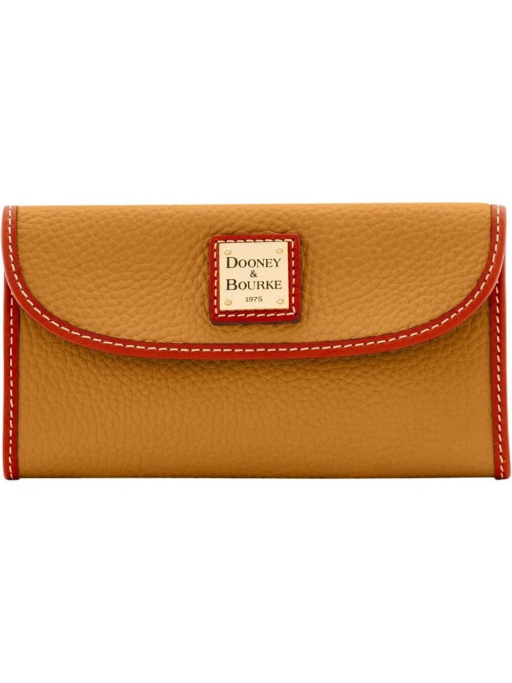 Pebble Grain Continental Clutch Handbag - Stylish Desert Color, Versatile & Chic